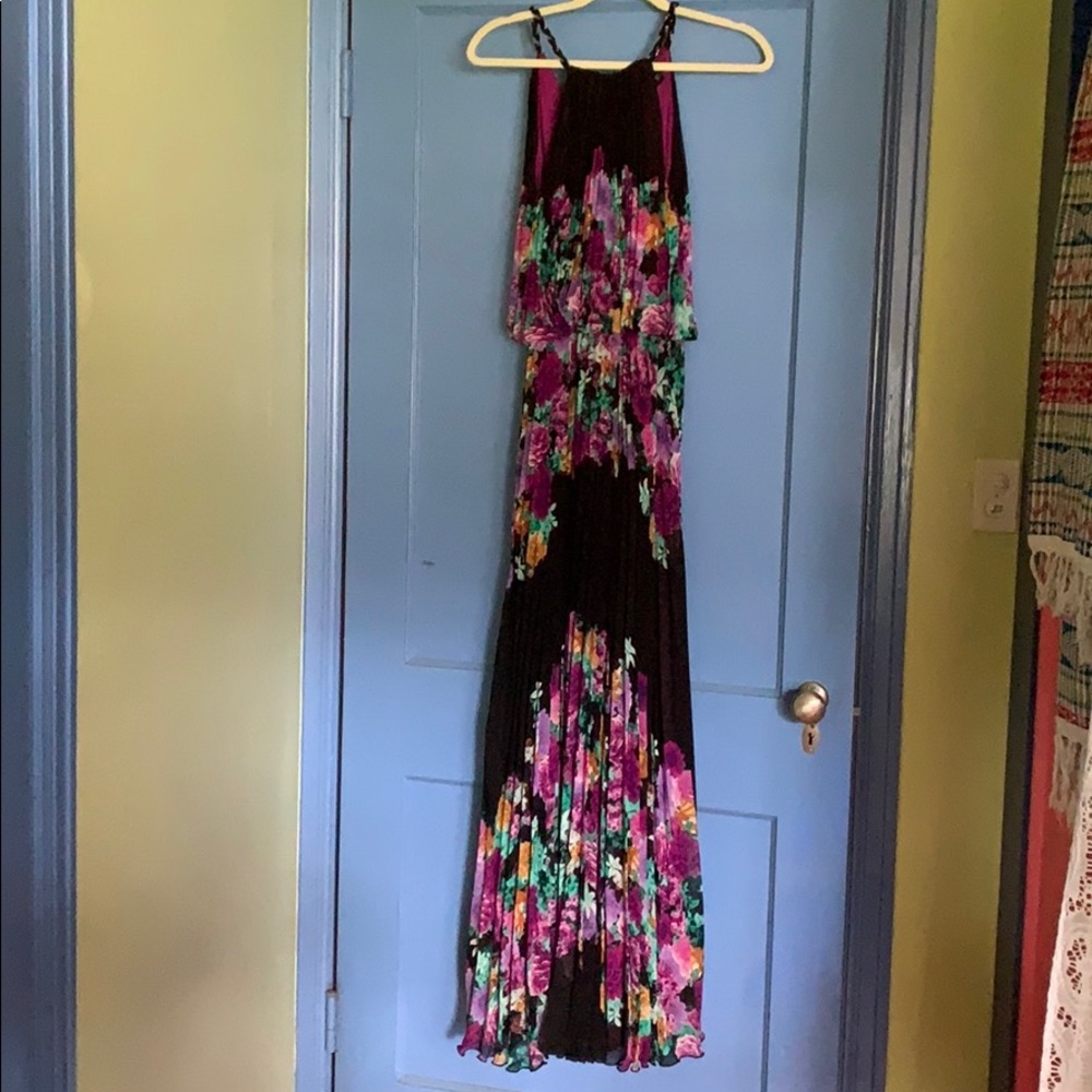 Xscape maxi dress with halter top